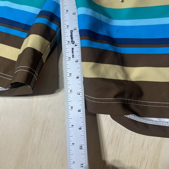 Sperry Top-Sider Santa Monica Stripe Board Shorts Size 36 - Picture 4 of 8